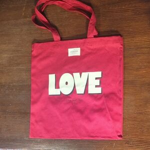 LeSportsac Bold Red LOVE Tote